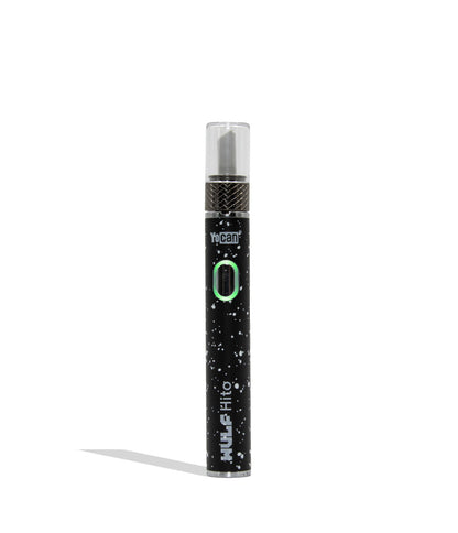 Wulf Mods Hito Knife Kit black white spatter colorway on a white background