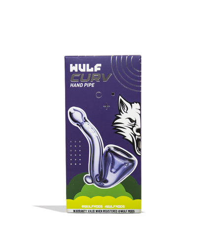 Purple Wulf Mods Curv Hand Pipe 15pk Packaging Front View on White Background