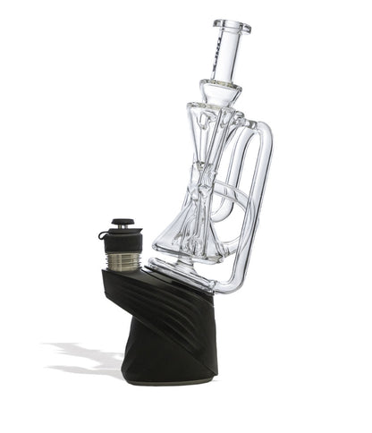 Clear Wulf Mods Web Puffco Peak Top with Peak Front View on White Background