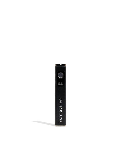 Black Yocan Flat Mini 2.0 Variable Voltage Battery 12pk Front View on White Background