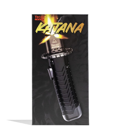 Grey Yocan Red Series Katana Torch Packaging Front View on White Background
