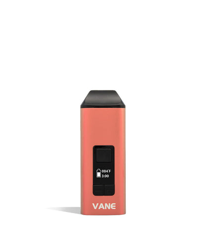 Champagne front Yocan Vane Dry Herb Vaporizer on white studio background